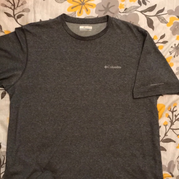 COLUMBIA Mens Omni-Wick T-Shirt Top XL Grey AU10